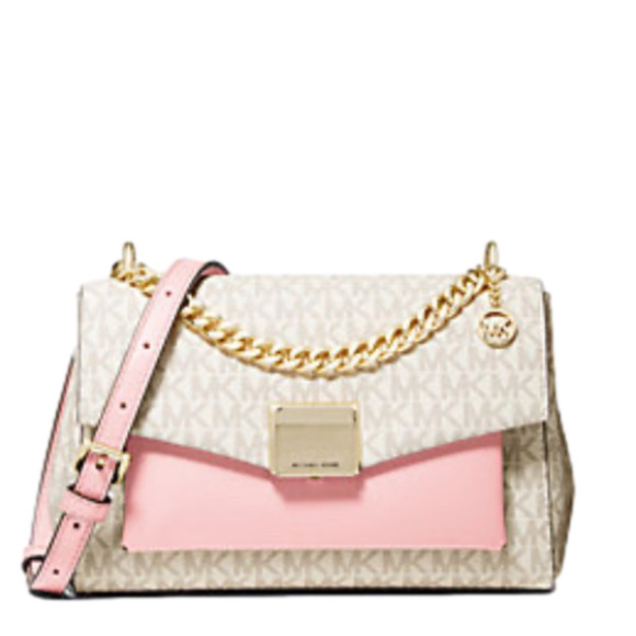 Michael Kors Lita Medium Logo Crossbody. NWT - Picture 1 of 14